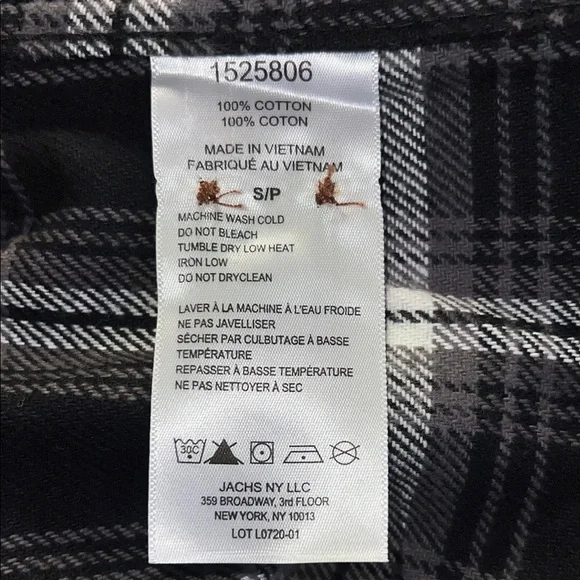 Jachs Black and White Casual Button Down Shirt - Picture 7 of 8